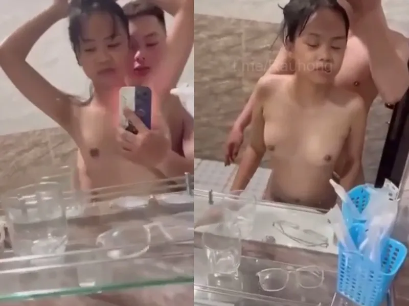 Nhỏ nhắn em cùng anh yêu làm tình trước gương quay kỉ niệm